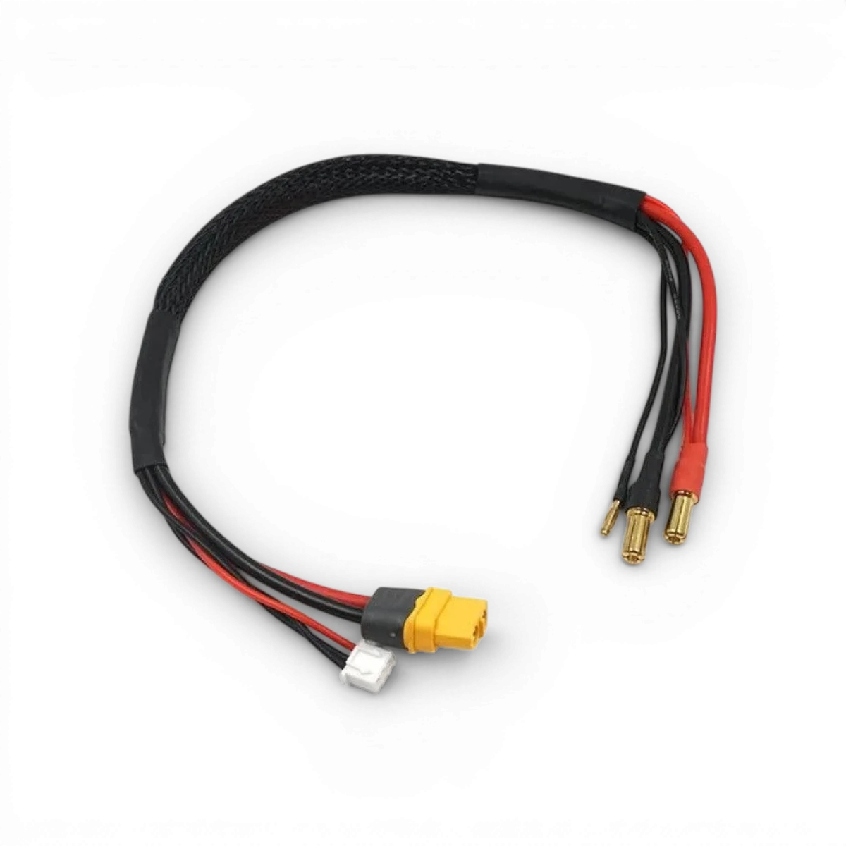 Cable 35cm XT60/PK 5mm pour chargeur - Yeah Racing - DriftParadiZ