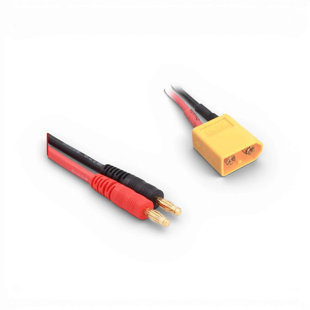 Câble de charge XT60 vers bananes 4mm - 30cm - Absima - DriftParadiZ