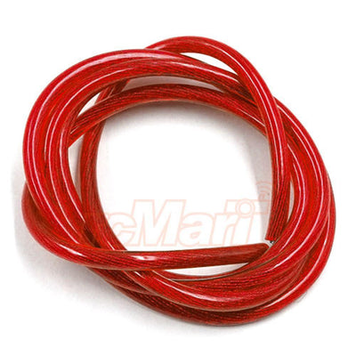 Cable rouge transparent 12AWG 1M - Yeah Racing