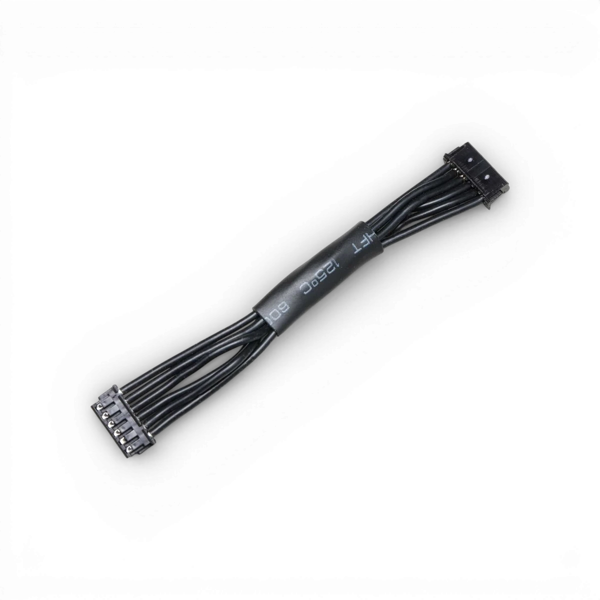 Câble sensored électronique Team Yokomo noir avec connecteurs pour modélisme RC, référence RP-068.