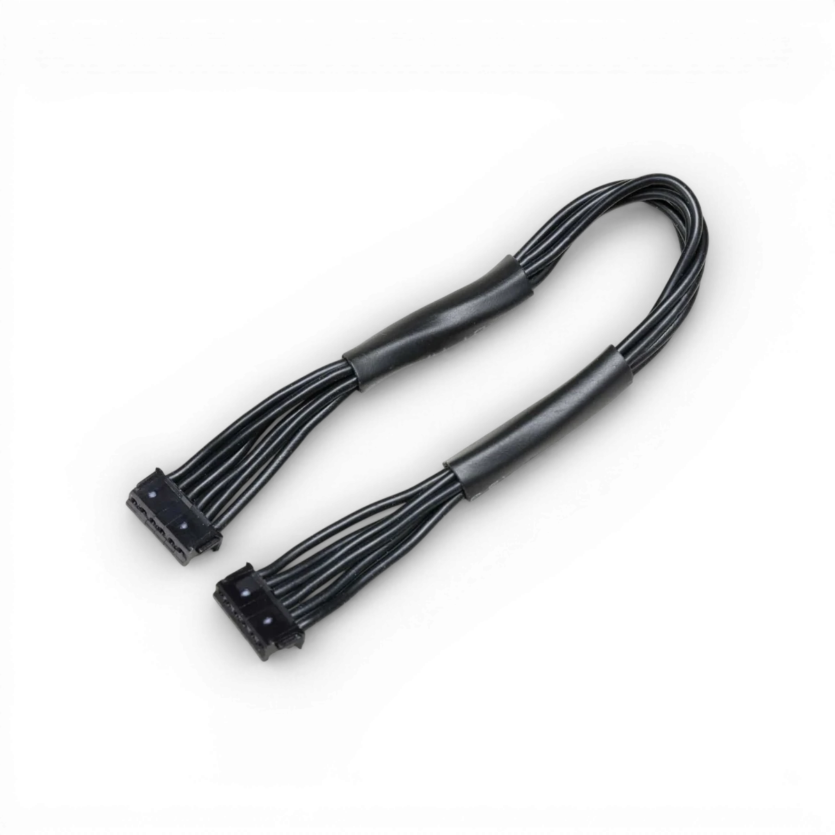Câble sensored électronique Team Yokomo pour systèmes de contrôle de voiture RC, noir avec connecteurs.