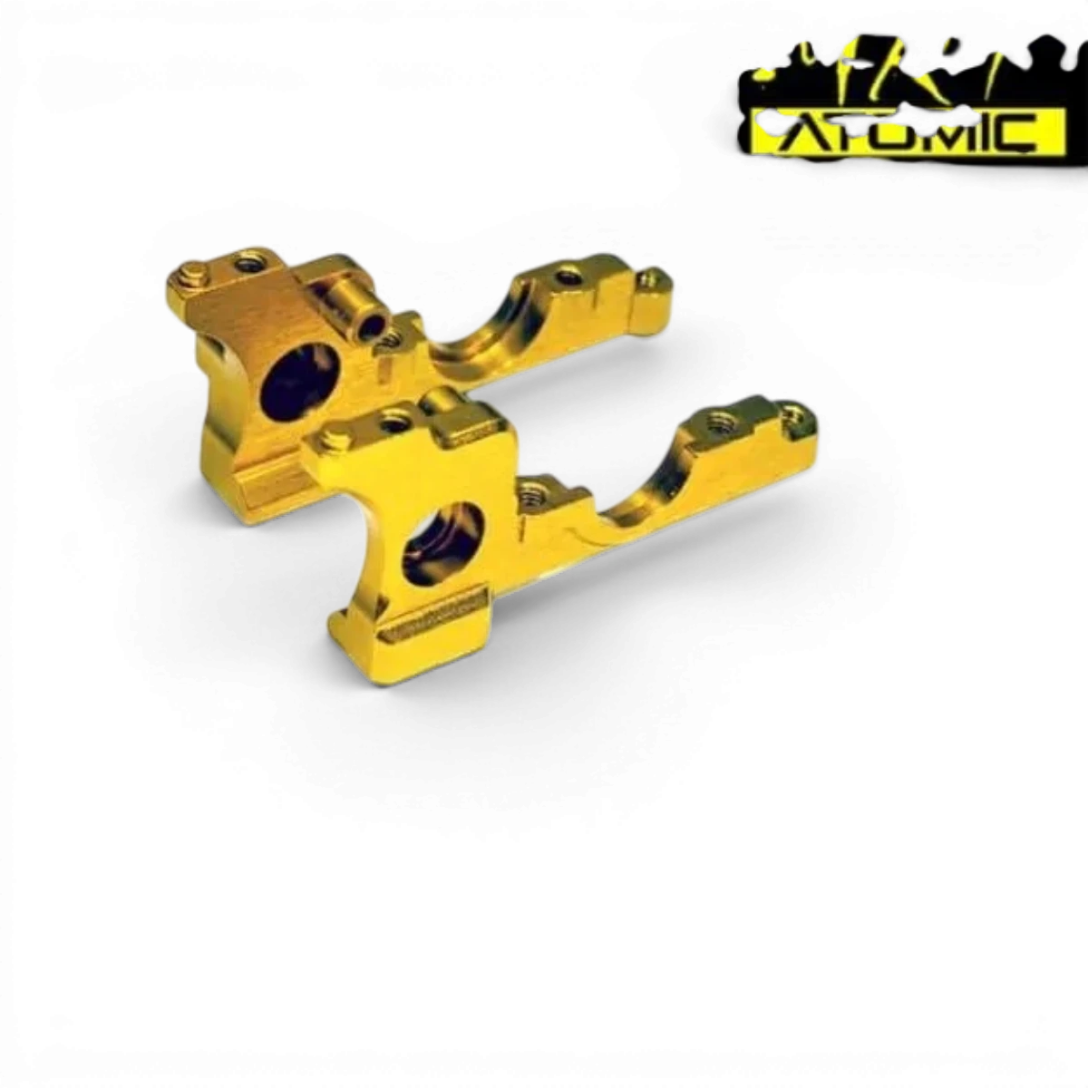 Cage différentielle en aluminium pour drone DRZ, pièces détachées Atomic RC Mini, montre la cage robuste et légère.
