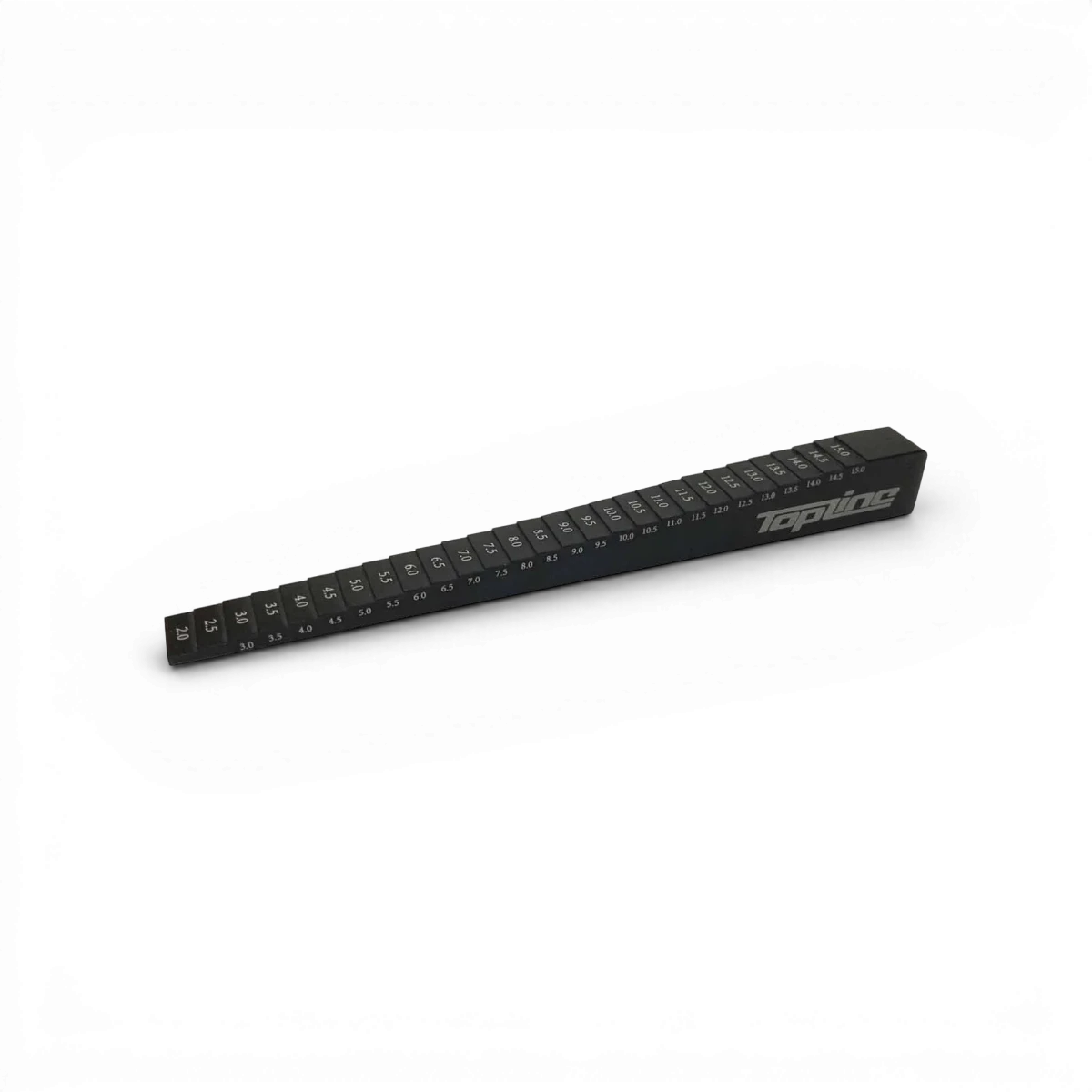 Cale de réglage de hauteur en aluminium Topline, accessoire robuste pour ajuster la hauteur avec précision.