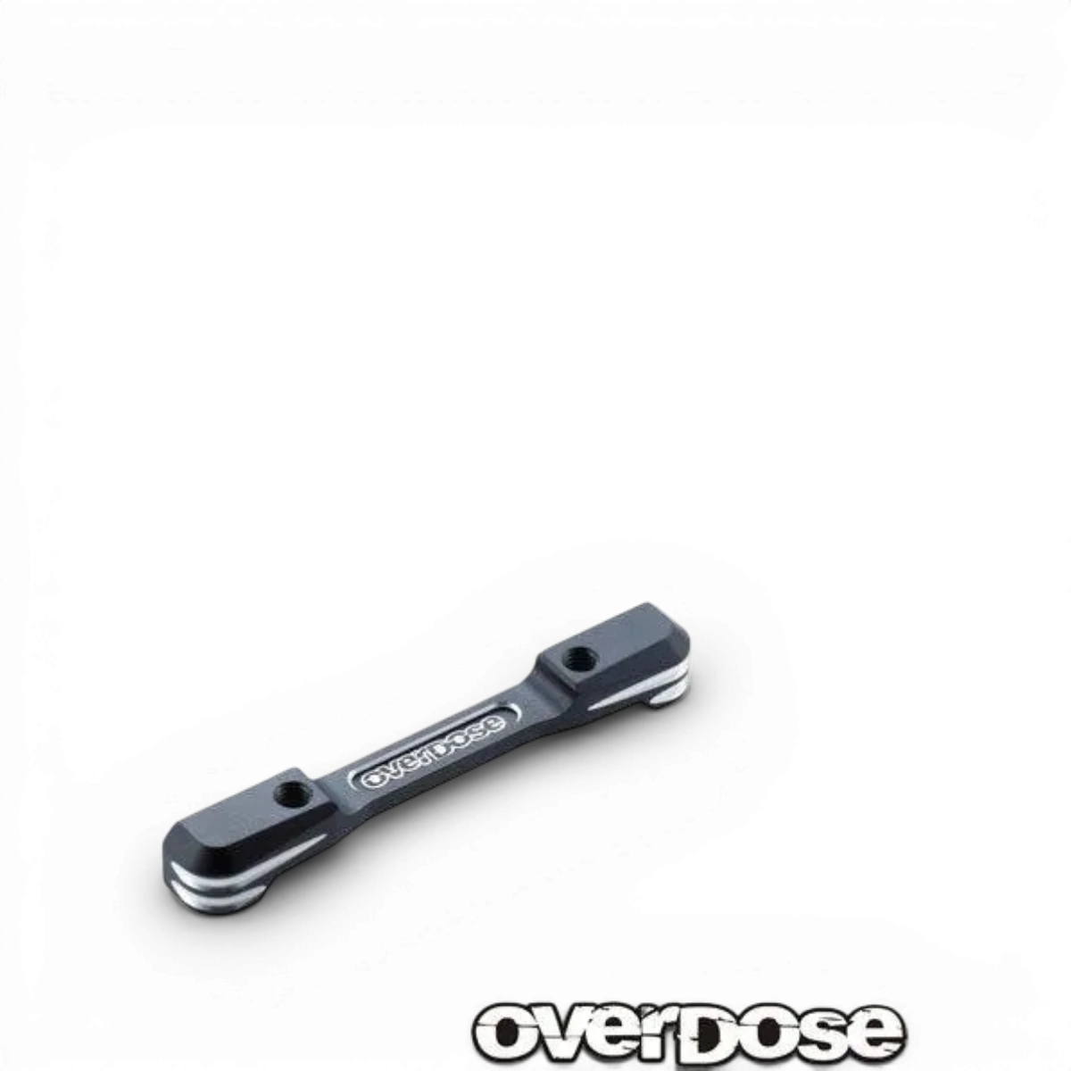 Cale triangle inférieur en aluminium noir de 43,7 mm, pièce détachée pour vélo de la marque Overdose.
