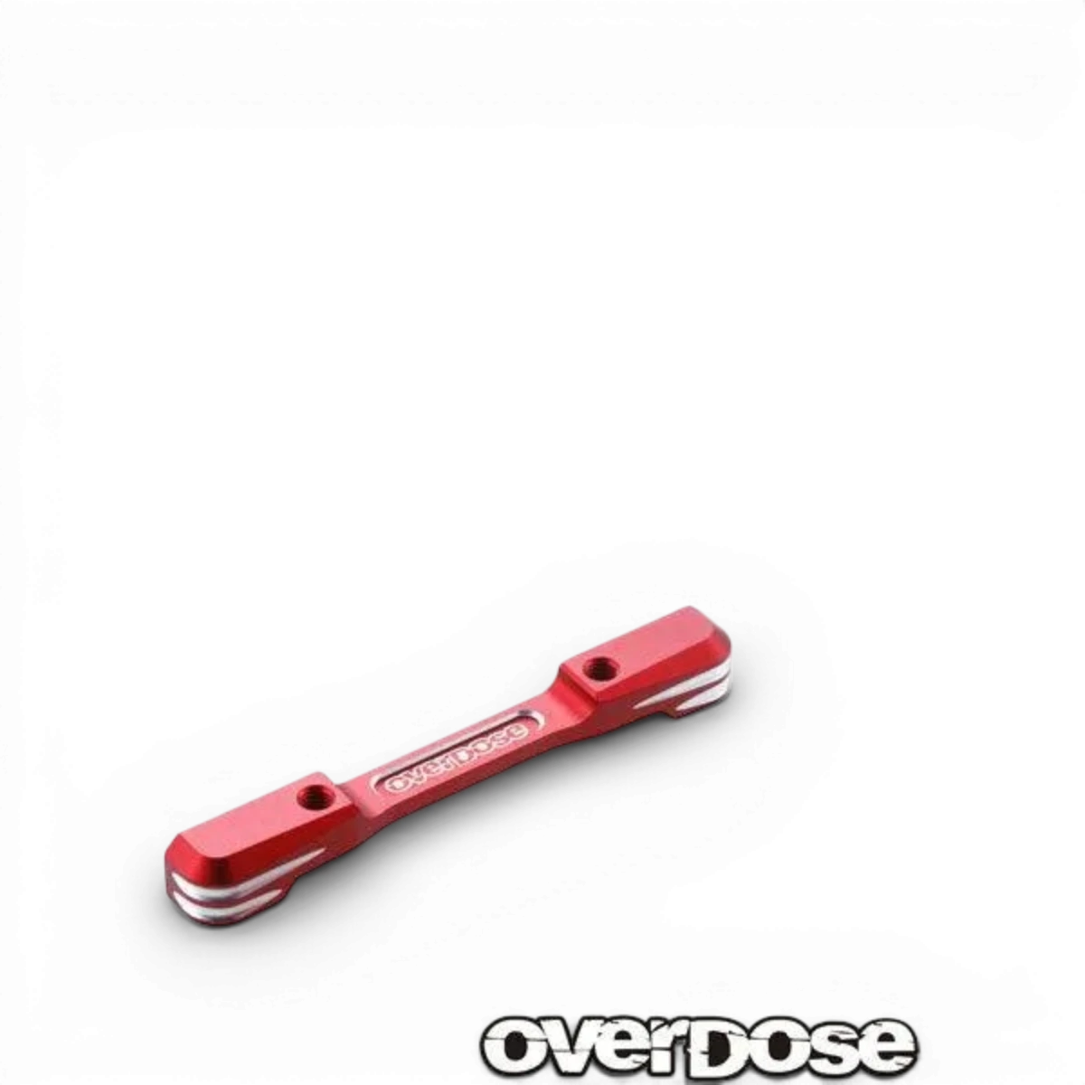 Cale triangle inférieure en aluminium rouge de 48,2 mm pour pièces détachées Overdose, robuste et précise.