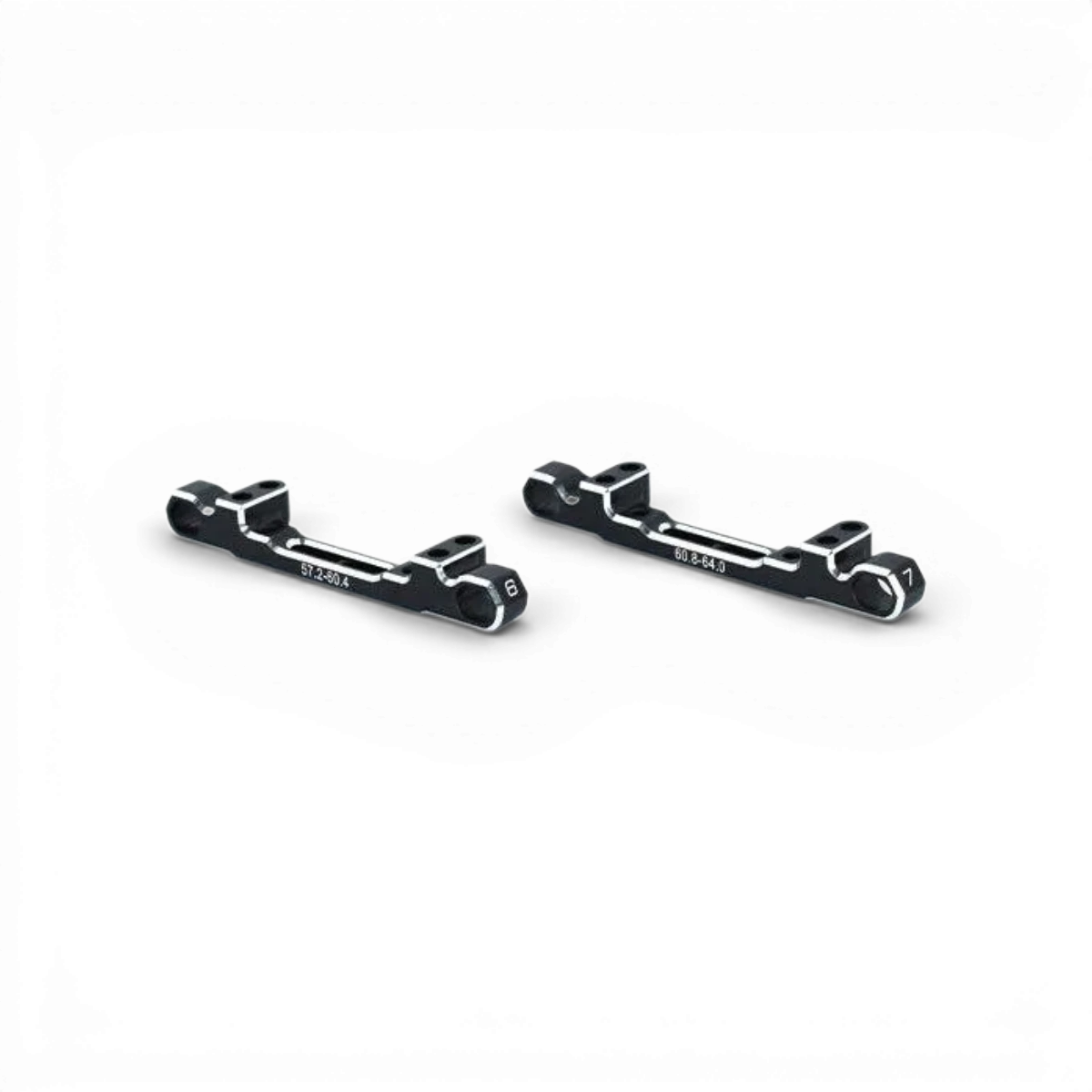 Cale triangle type TK #7 pour RC Drift, 60,8-64,0mm, chanfreiné, marque Team Reve D, ajustement précis pour véhicule RC.