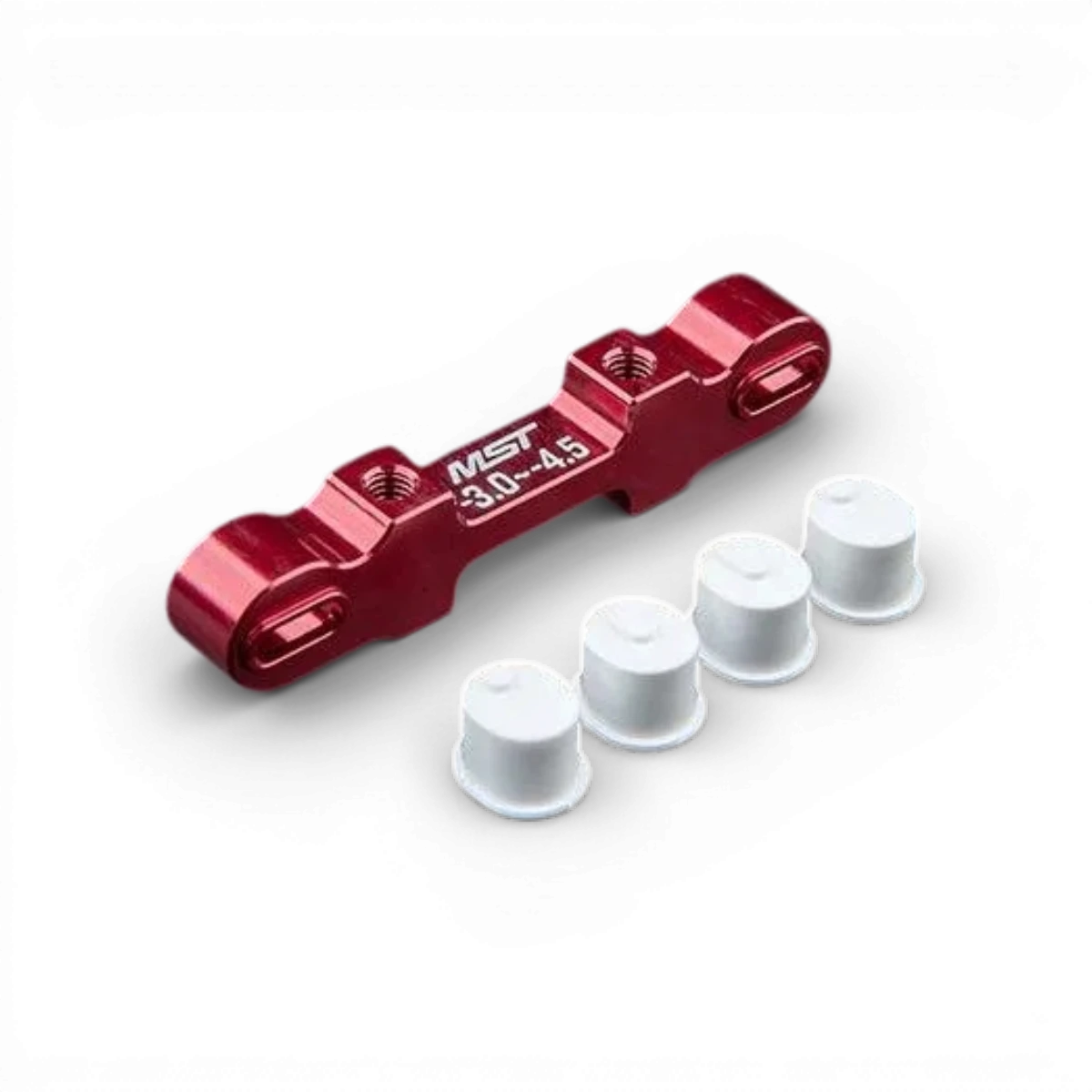 Cales triangles réglables rouges Max Speed Technology RMX 2.5 à 5.0, pièce détachée pour ajustement précis.