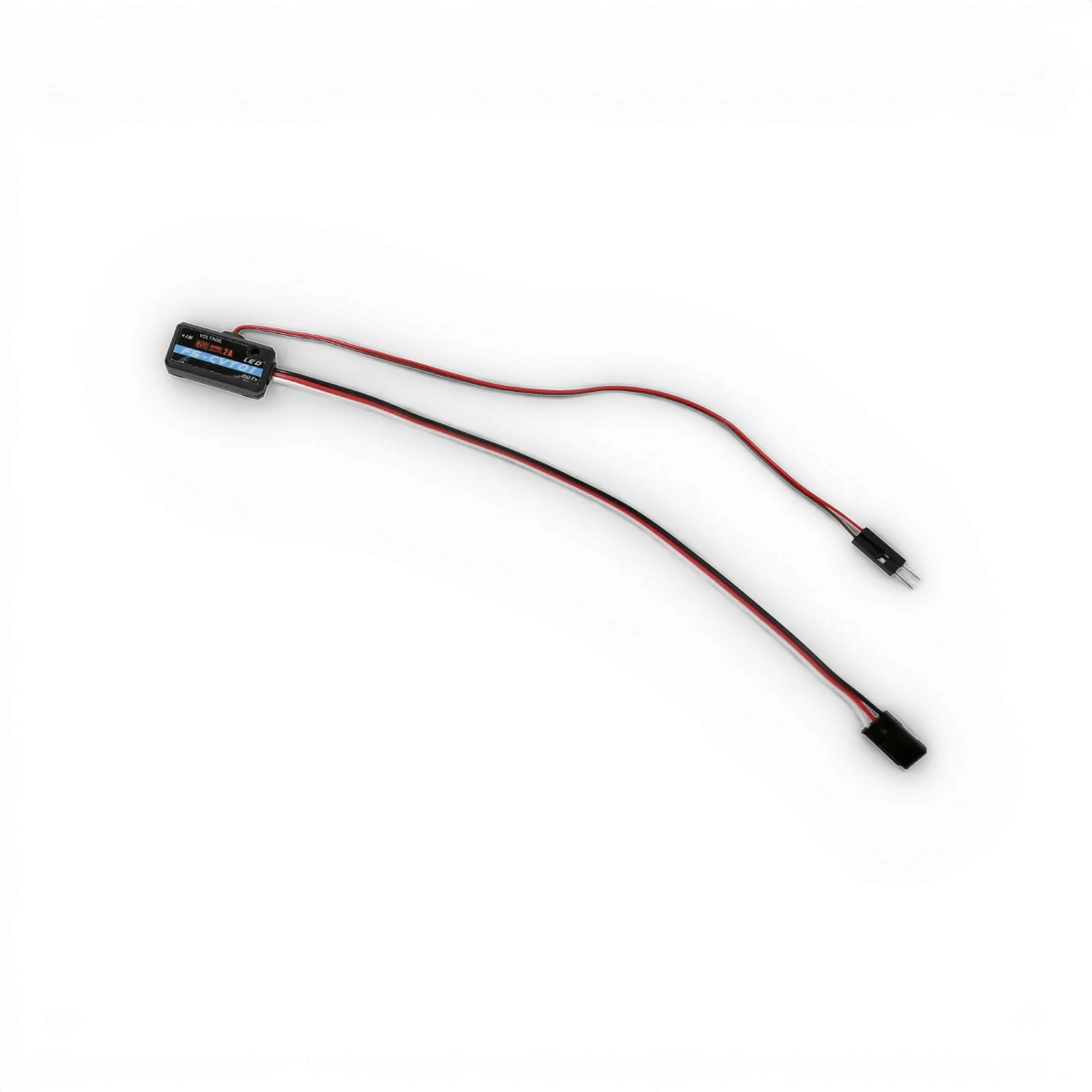 Capteur de tension FlySky CVT01 i-Bus pour électronique, avec connecteur et composants électroniques visibles.