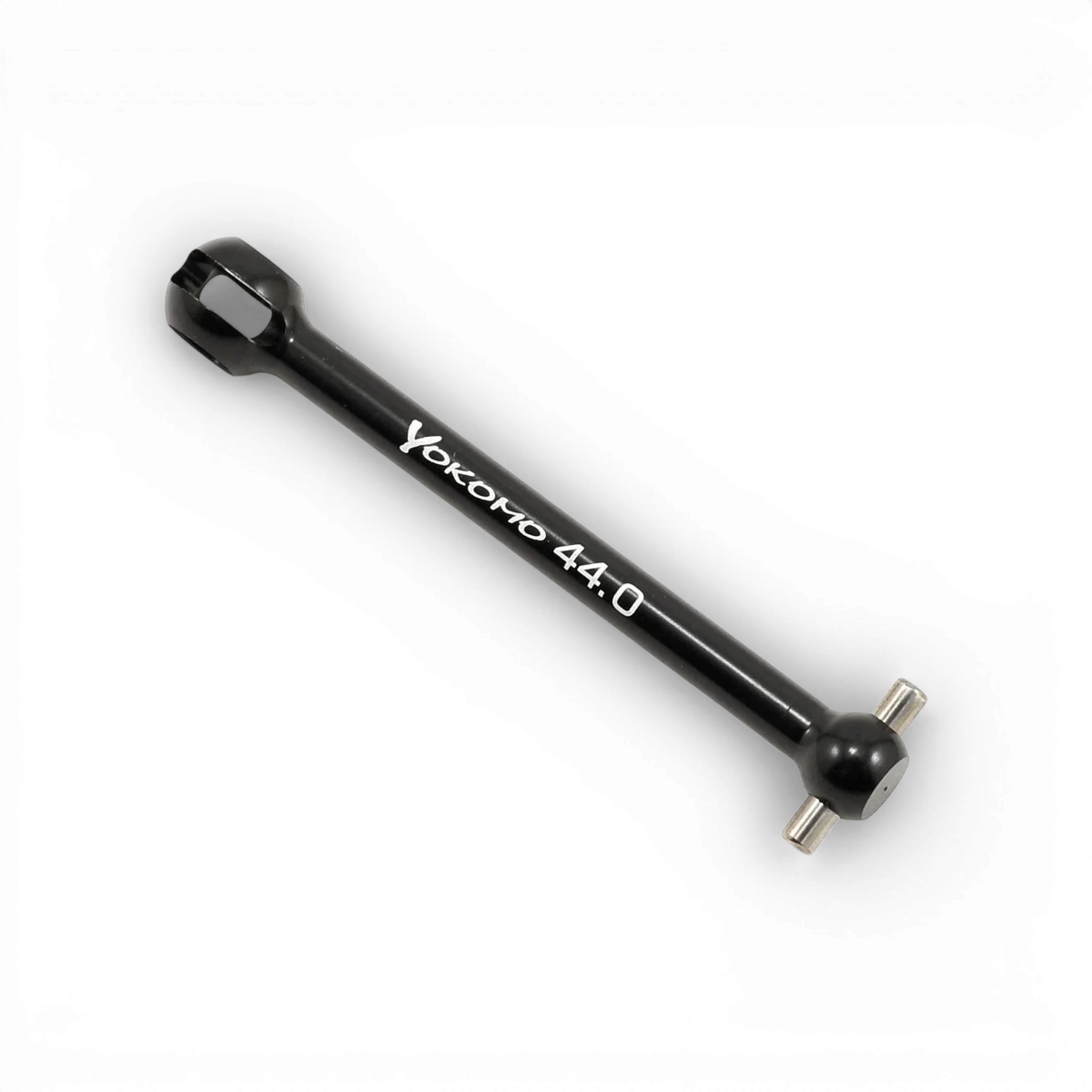 Cardan universel de 44 mm pour pièces détachées Team Yokomo, montrant la pièce en métal avec détails techniques.