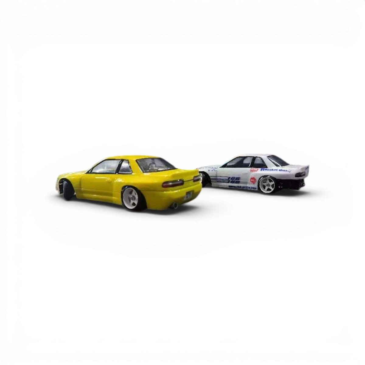 Carrosserie S13 RB en Lexan pour voiture RC, pièce détachée de la marque RhinoRacing, conçue pour drift et compétition.