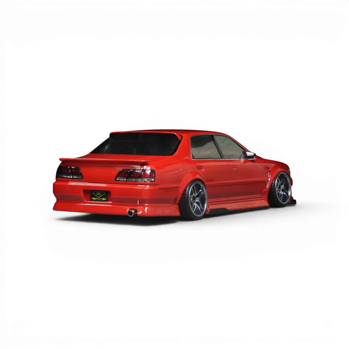 Carrosserie Toyota Cresta JZX100 BLS BN-Sports pour voiture radiocommandée Pandora RC, finition détaillée.
