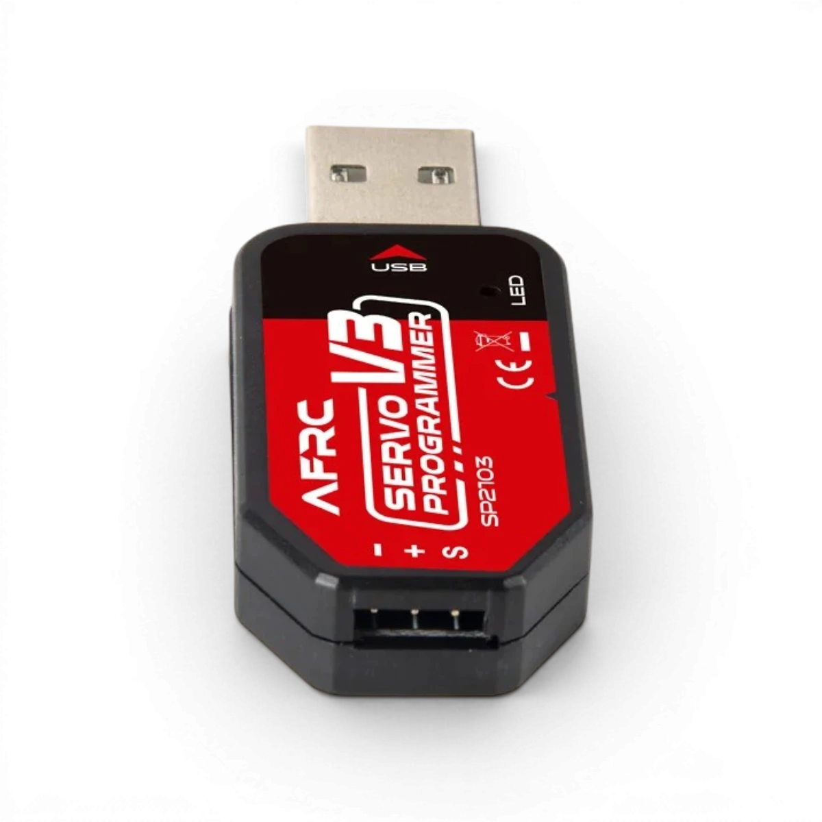 Carte de programmation AFRC pour servo électronique AFRC SP2103 V3, conçue pour la drift et le contrôle de servos.