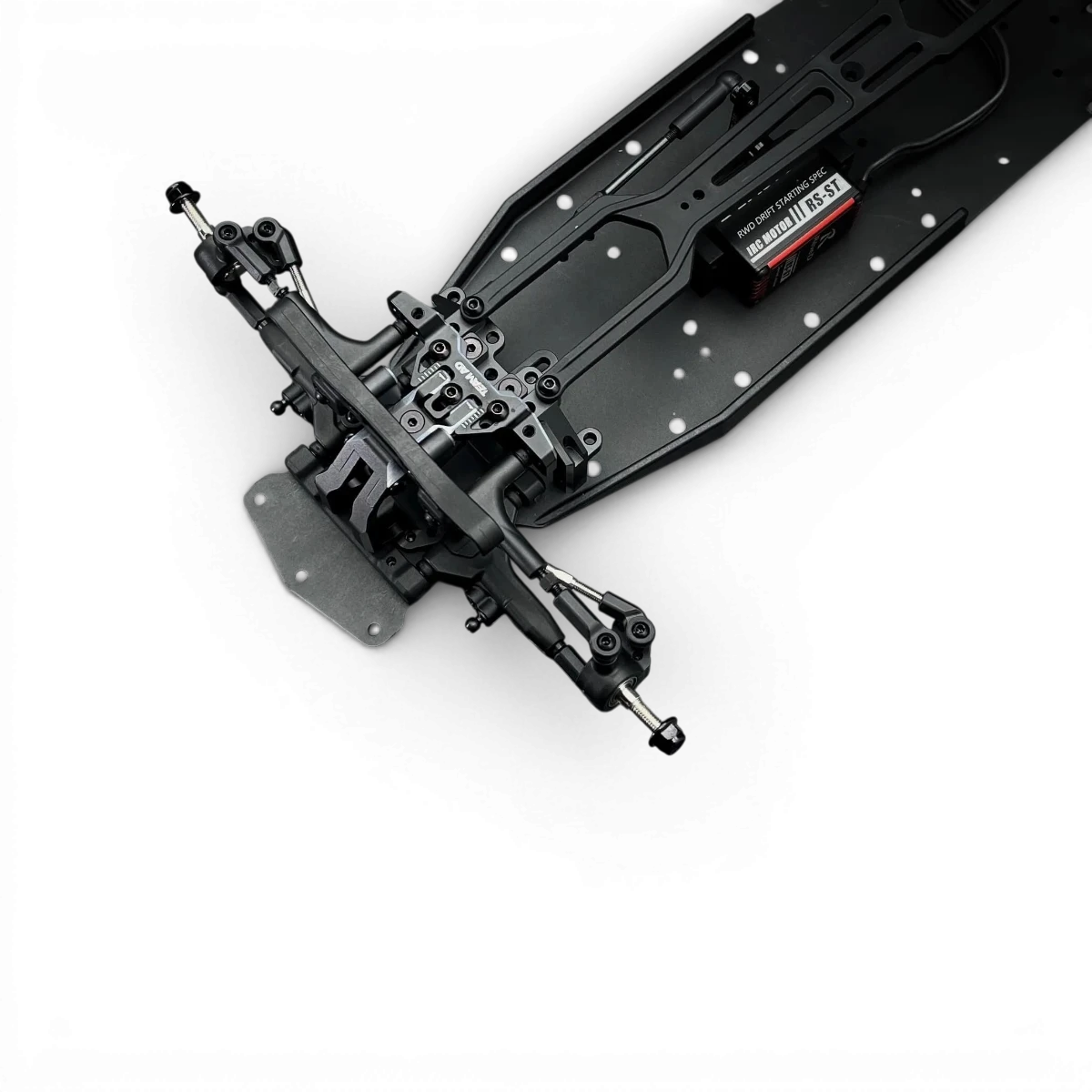 Cellule avant AD-XF pour vélo, marque TEAM AD, montrée en gros plan avec composants visibles.