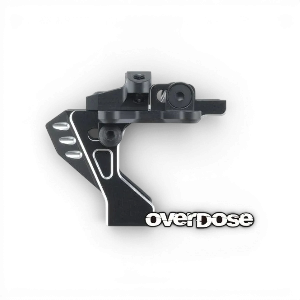 Cellule avant en aluminium V3 pour pièce détachée de voiture, fabriquée par Overdose, avec détails visibles en aluminium.