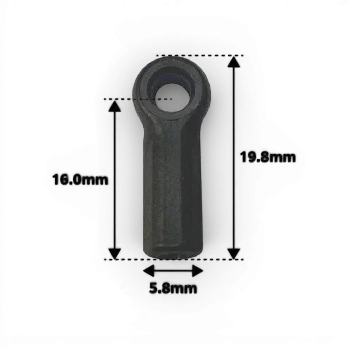 Pièces détachées Topline chapes ouvertes "M" en résine de 4,3 mm pour réparation ou montage.