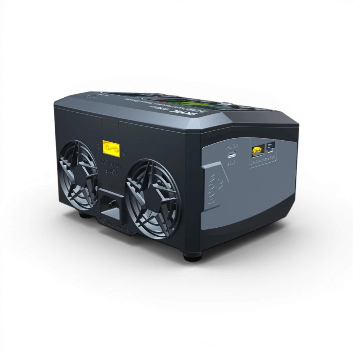 Chargeur D750 MIX SkyRc, chargeur électronique avec puissance AC 500W et DC 1600W pour batteries.