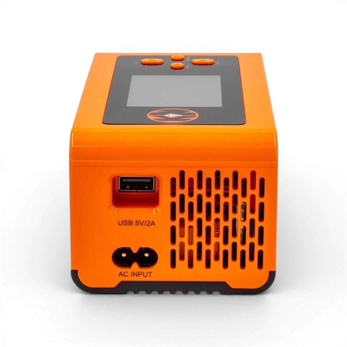 Chargeur Dual AC/DC 200W Konect pour charge et décharge, équilibrage multi-fonctions, équipement électronique.