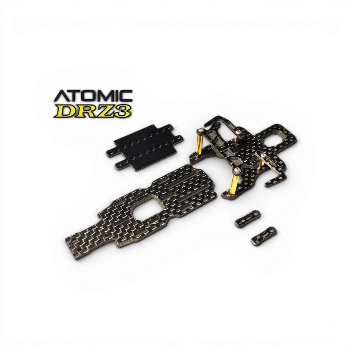 Châssis étroit carbone DRZ3 90-120mm - Atomic RC - DriftParadiZ