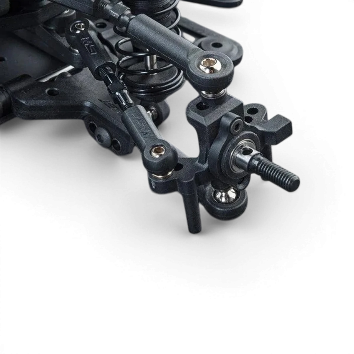 Châssis kit MRX S 1/10 2WD de Max Speed Technology, vue du châssis avec composants visibles pour voiture RC.