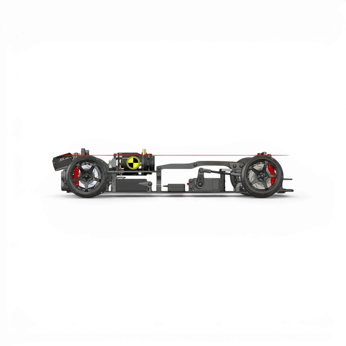 Châssis kit MRX S 1/10 2WD de Max Speed Technology, cadre en plastique pour voiture RC tout-terrain.
