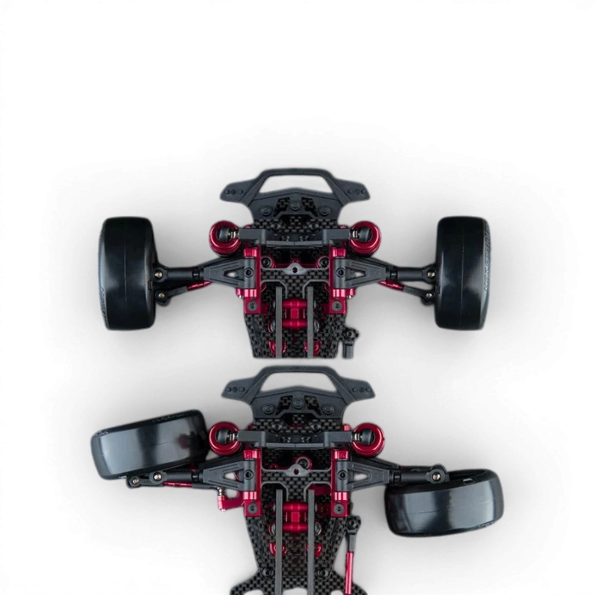 Châssis RMX 4 GT Kit Drift RWD Max Speed Technology pour voiture RC 1/10, vue en gros plan avec composants.