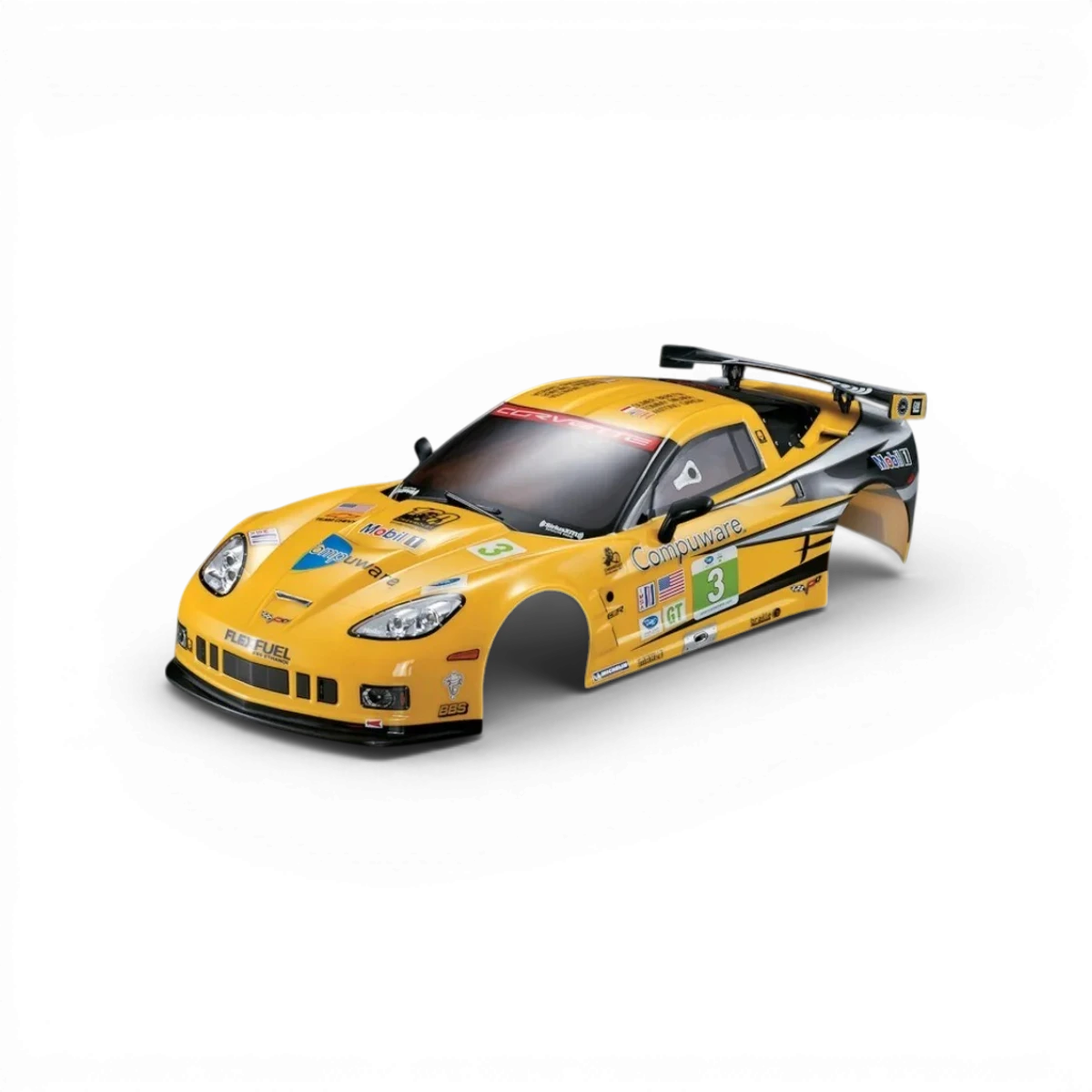Carrosserie Chevrolet Corvette GT2 Killer Body, modèle détaillé et réaliste pour voiture de course, visible en image.