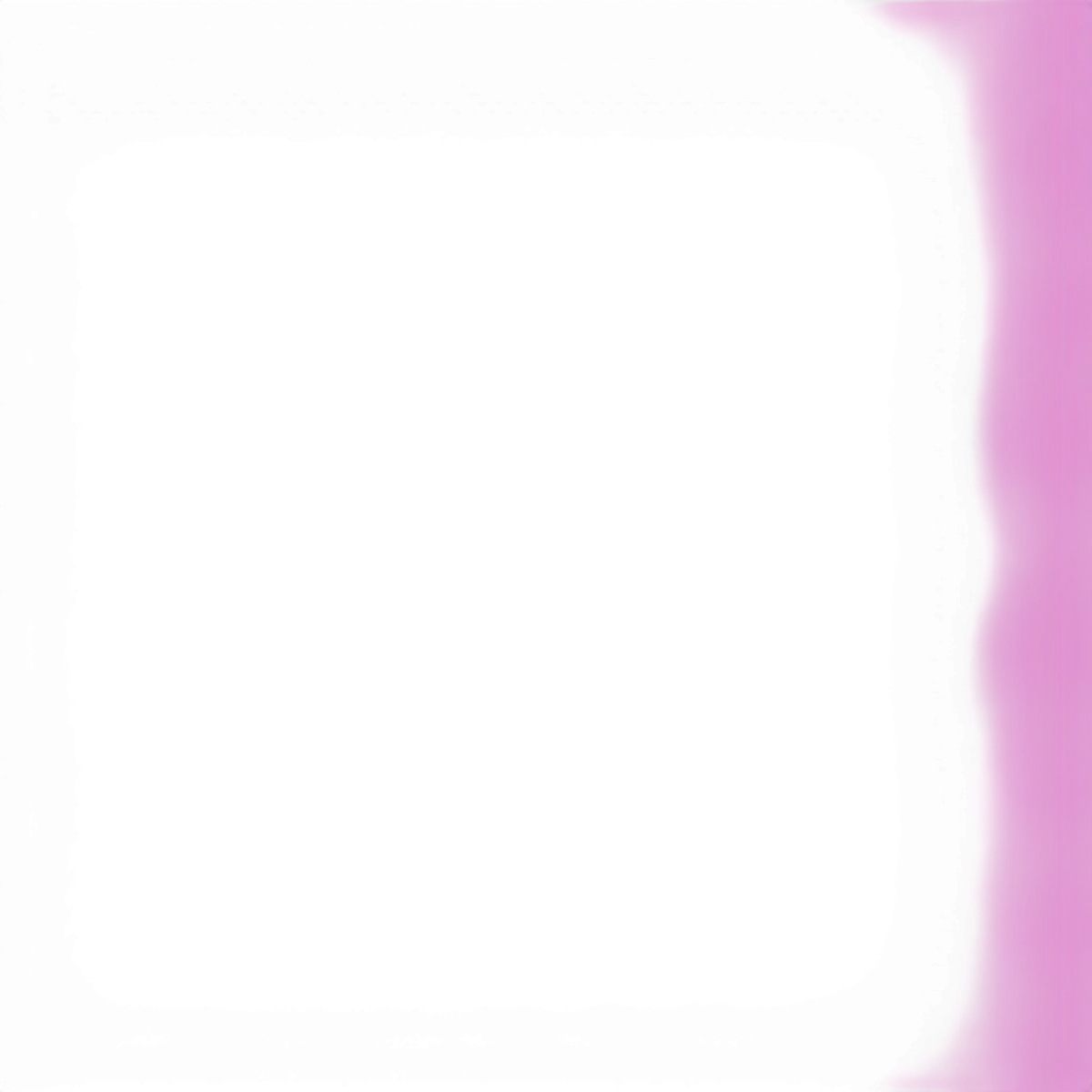Peinture acrylique iridescente classique Fuchsia de Createx Colors, bouteille avec bouchon noir sur fond blanc.