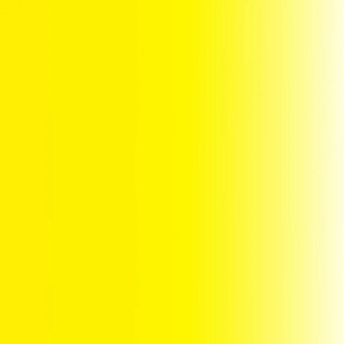 Aquarelle transparente jaune brillant Createx Colors, bouteille de peinture avec étiquette visible.