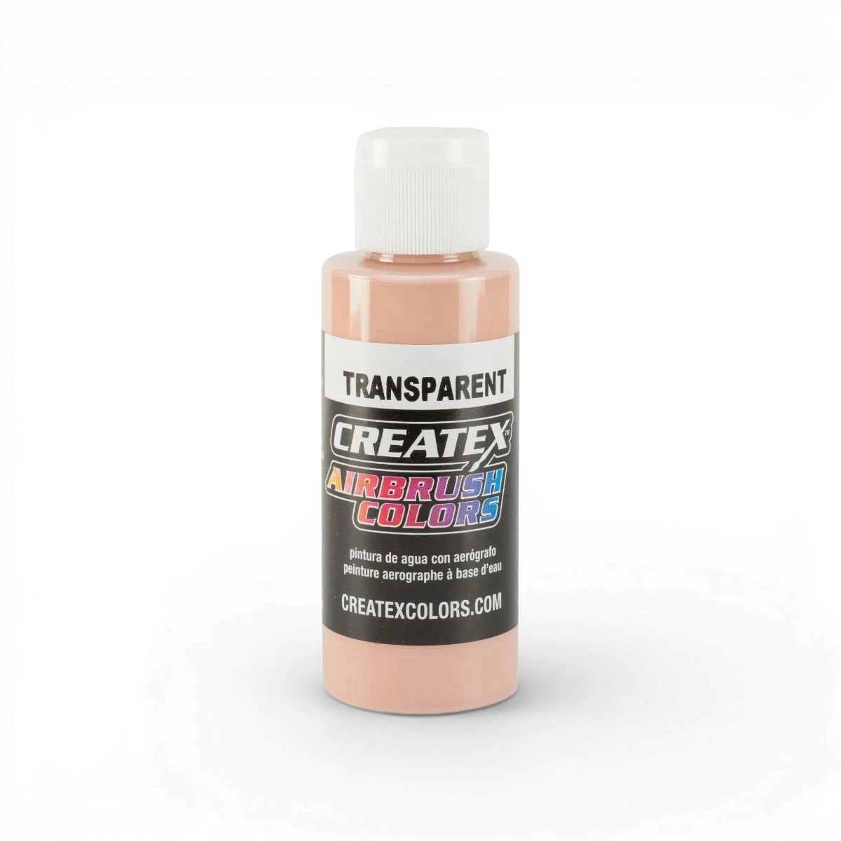 Aquarelle transparente Pêche Createx Colors, tube de peinture classique avec finition translucide, illustrée dans l'image.