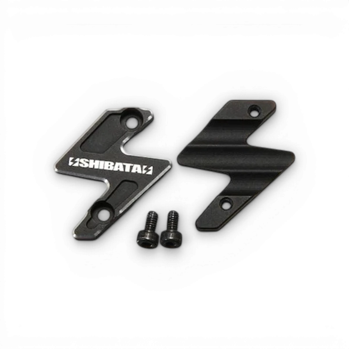 Collier de serrage en aluminium pour câbles RC, pièce détachée SHIBATA, fixation solide pour projets électroniques.