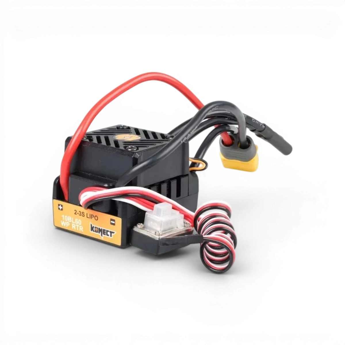 Combo électronique brushless Konect avec moteur 4 pôles 3650SL 3400KV 10,5T et contrôleur 60A pour modélisme RC.