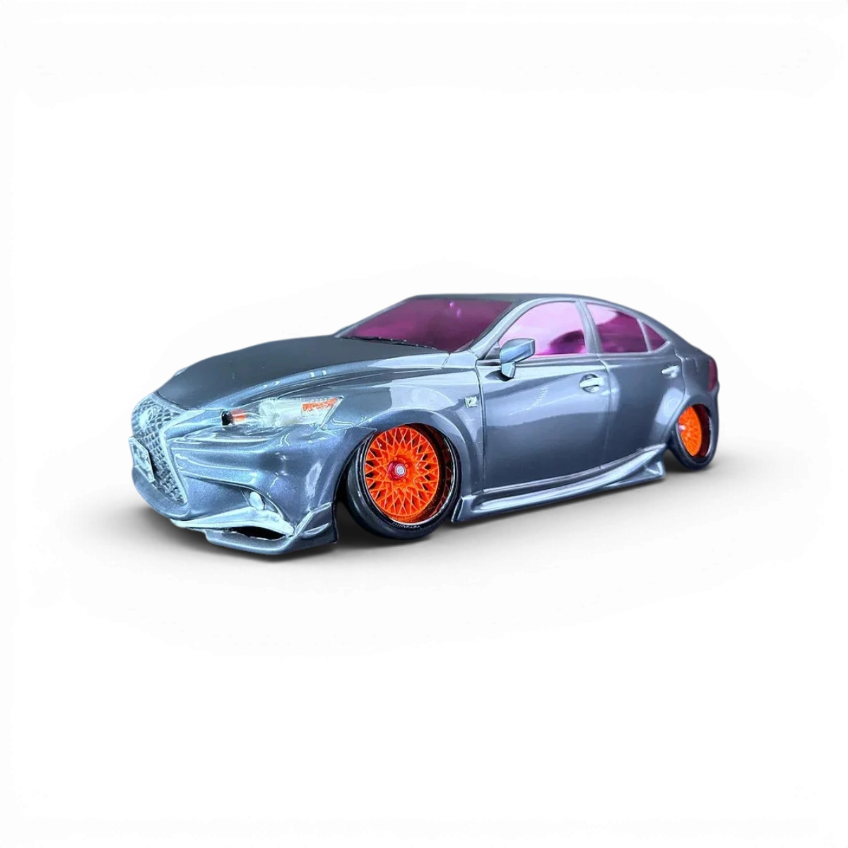 Roues Tetsujin Combo Centre Grand Seeker orange et noir, conçues pour la drift, avec design robuste et performant.