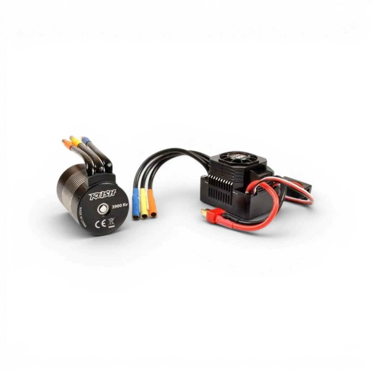 Combo variateur Rush 60A et moteur brushless 3900KV T2M, contrôleur électronique et moteur sans balais pour RC.