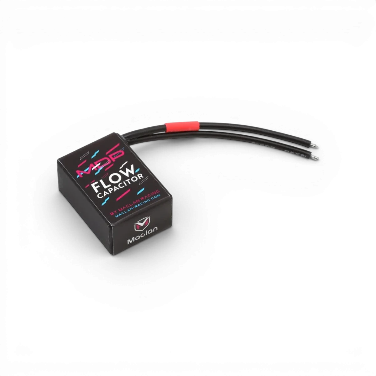 Condensateur MDP FLOW pour RC Drift, marque Maclan, composant électronique pour voitures radiocommandées, image montrant le condensateur.