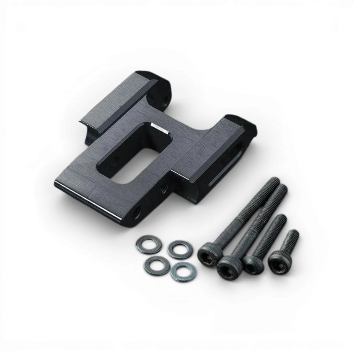 Connecteur arrière en aluminium noir Max Speed Technology RMX 2.0, pièce détachée pour modèle de voiture RC.