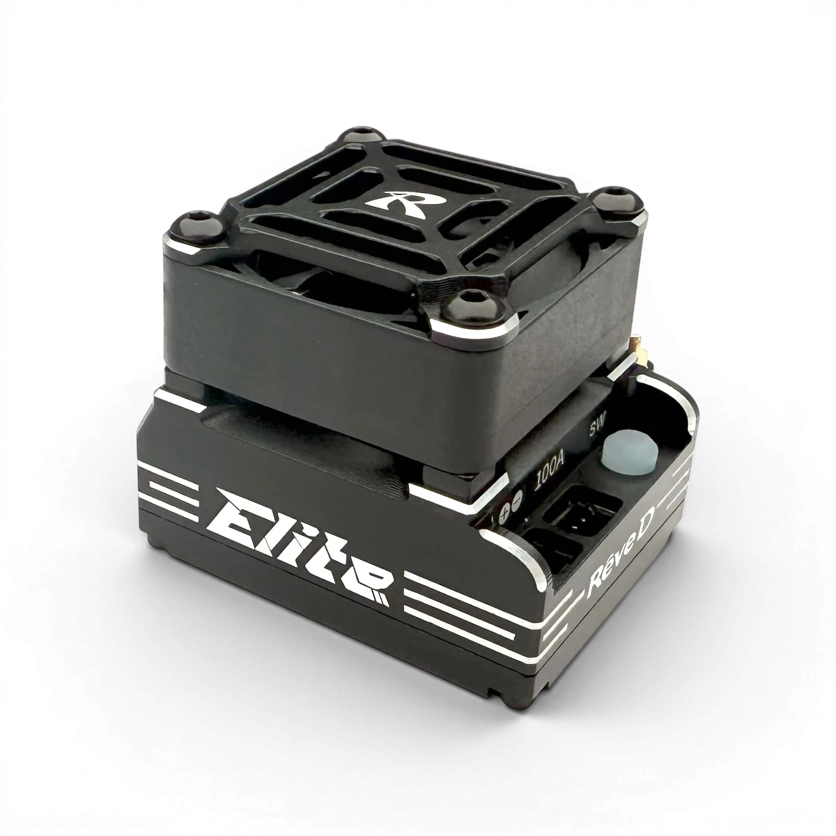 Contrôleur Brushless “Elite” 100A ESC pour RC Drift, électronique de haute performance de Team Reve D, vue de face