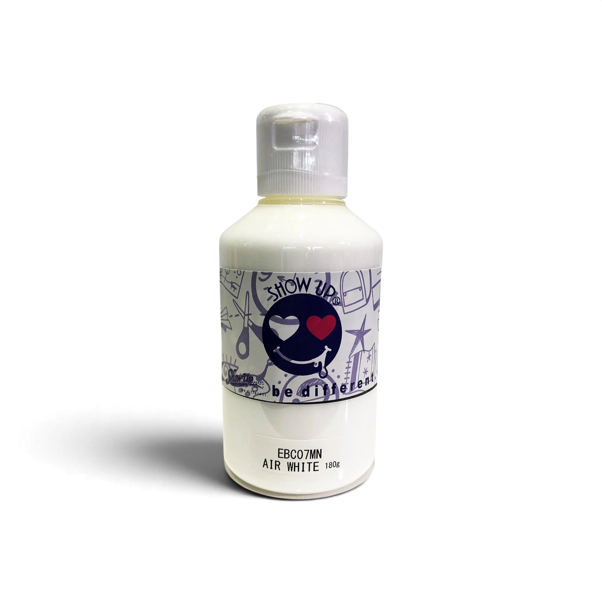 Couleur de base blanche Show UP de 180g, texture lisse et opaque, idéale pour les travaux artistiques et créatifs.