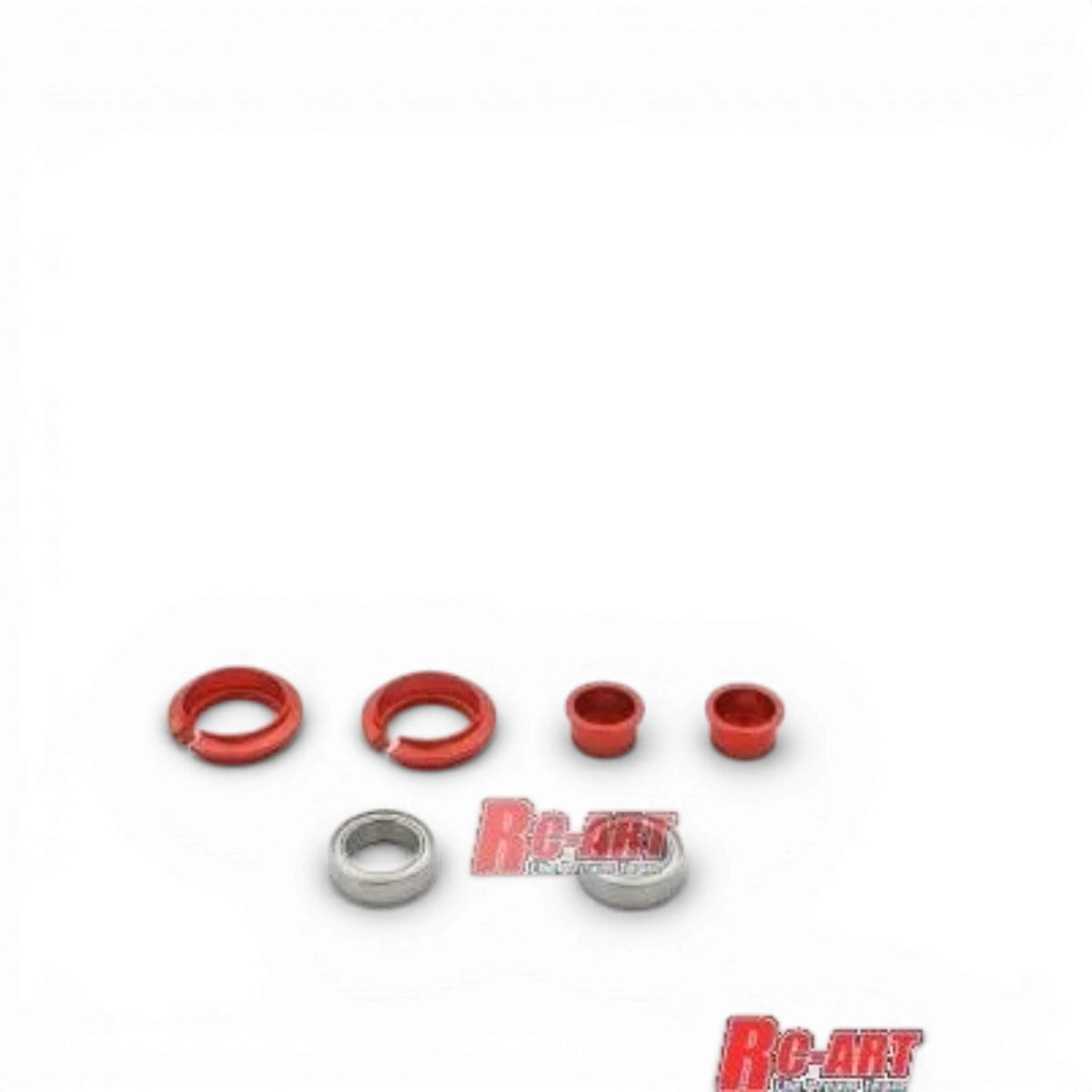 Coupelles amortisseurs sur roulement +0mm Pro Gress Rouge - World pro - DriftParadiZ
