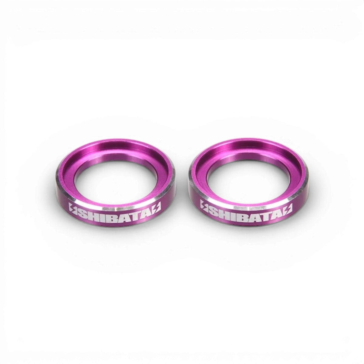 Coupelles en aluminium pour Helper Spring, pièce détachée SHIBATA, visible avec finition métallique et design précis.