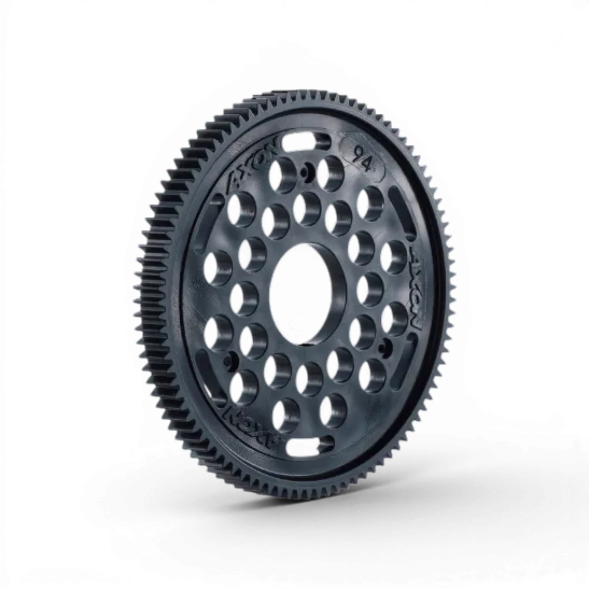 Couronne Team Axon 89T, 64 dents, pièce détachée pour drone, vue en gros plan sur la couronne en plastique noir