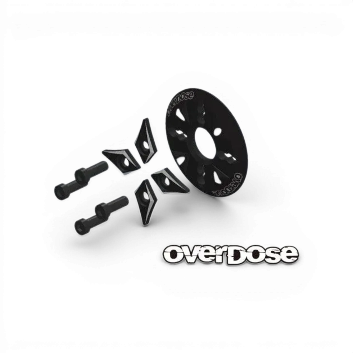 Couvercle couronne en aluminium de la marque Overdose, pièce détachée pour appareils électroménagers.