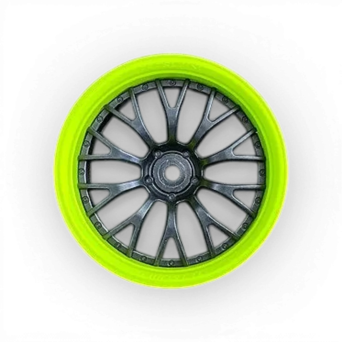 Roues Daisy Vertes/noires Tetsujin, design tendance avec motifs floraux, adaptées pour vélo ou skateboard.