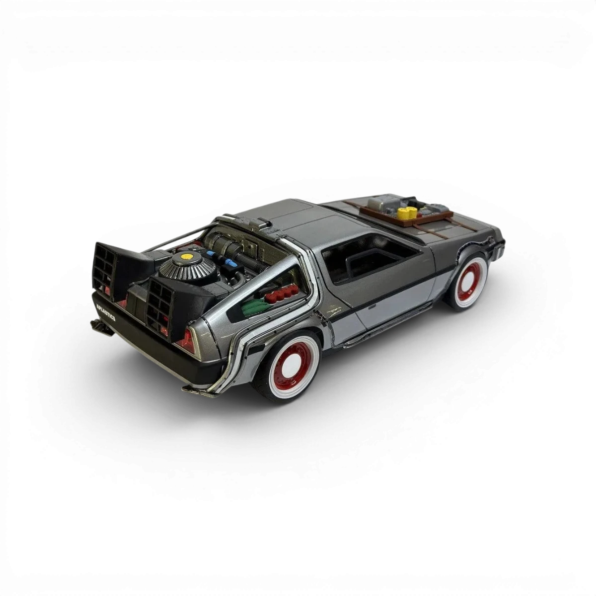 Kit de carrosserie DeLorean BTF pour voiture RC Aplastics RC, détail de la carrosserie en plastique pour modélisme automobile.