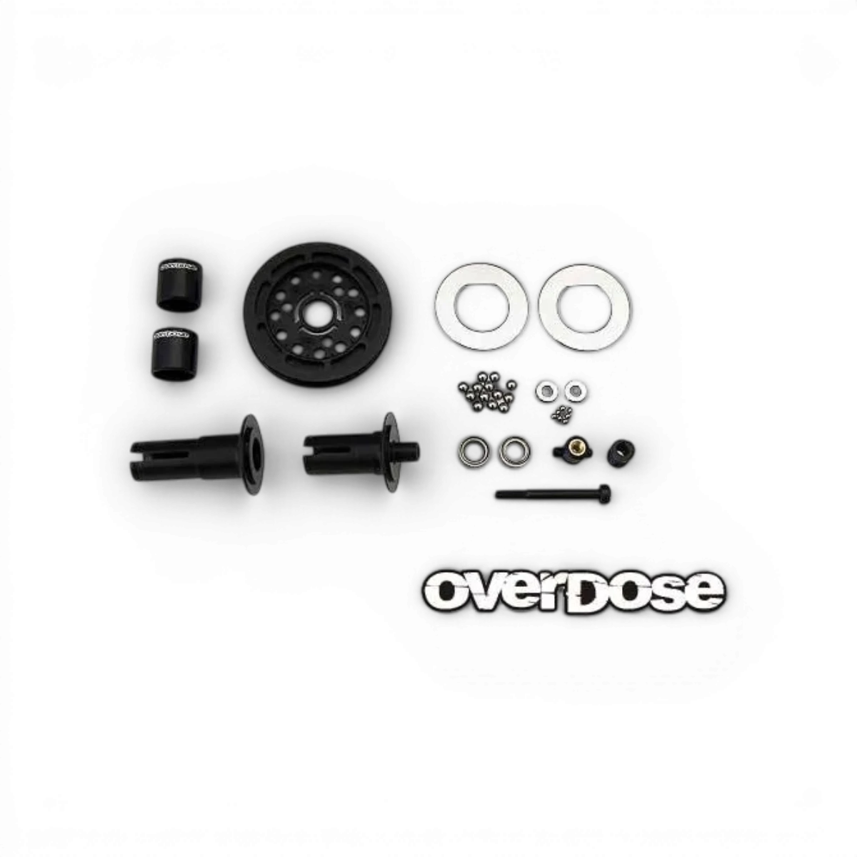 Différentiel à billes Overdose pour GALM/Vacula, pièce détachée, montre le différentiel avec ses composants en acier.