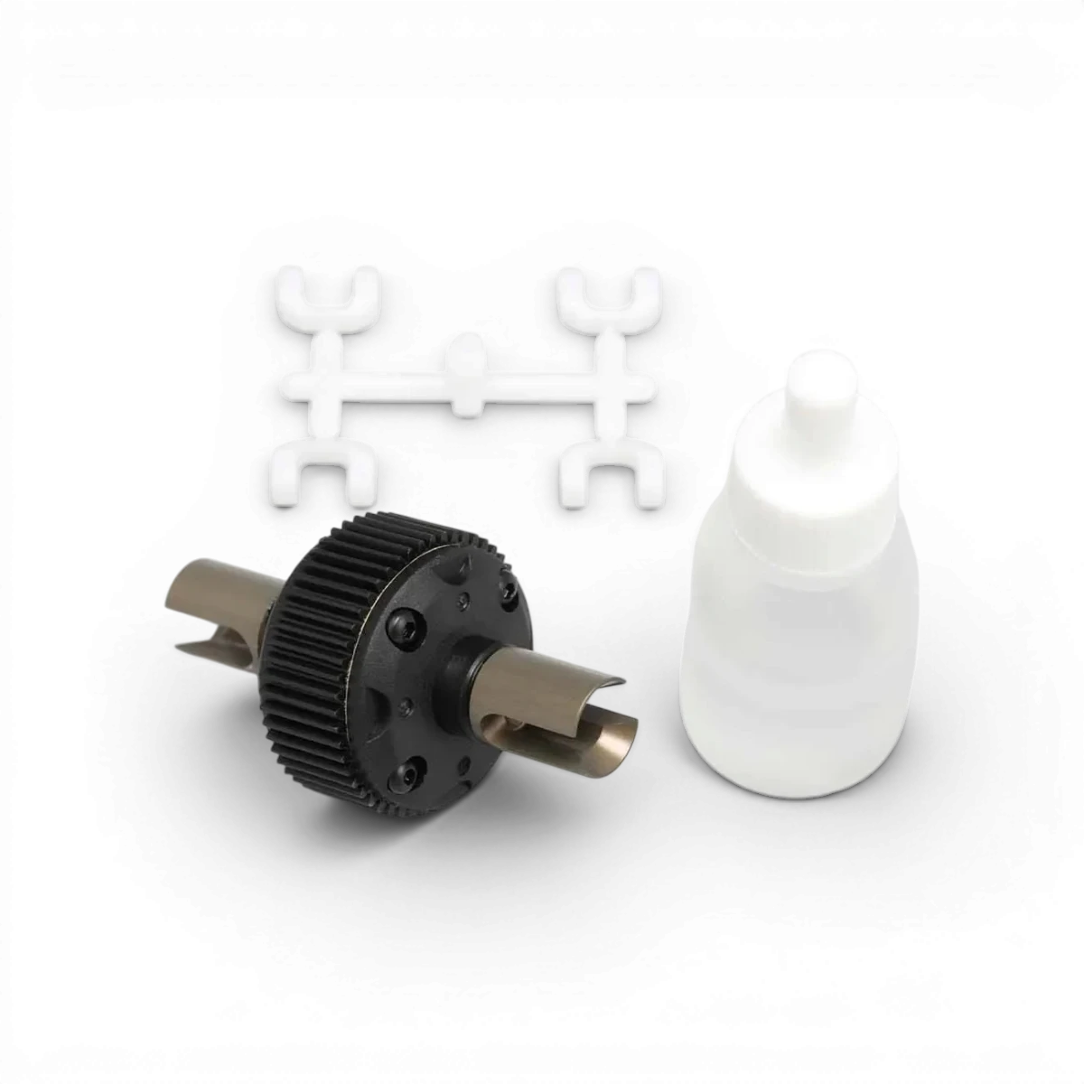 Différentiel complet avec sorties en aluminium pour YD2 Series, pièce détachée Team Yokomo pour voiture RC.