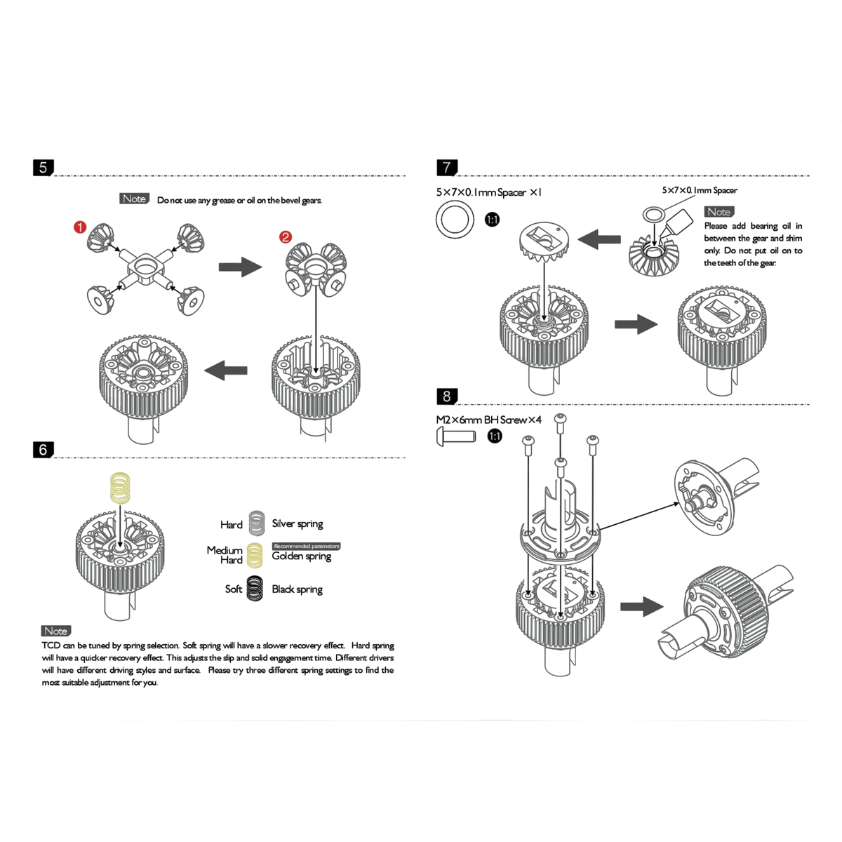 Différentiel TCD Torque Coupling Differential RhinoRacing pour véhicule tout-terrain, montrant le composant mécanique.