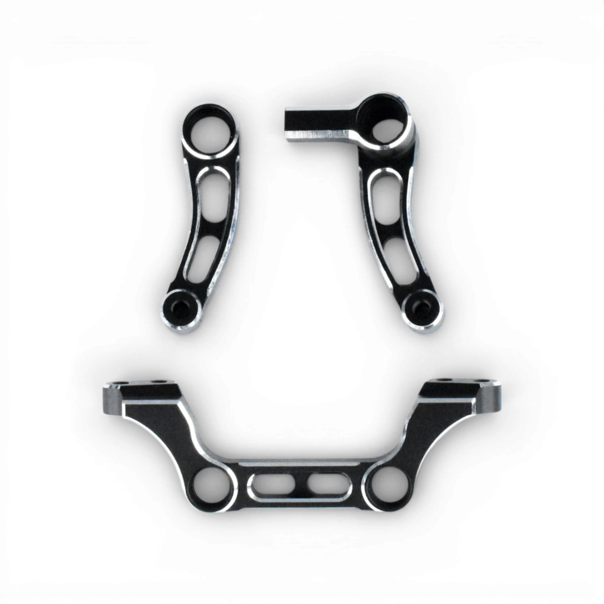 Direction RDX en aluminium de Team Reve D, vue de face montrant la poignée et l’ajustement pour vélo.
