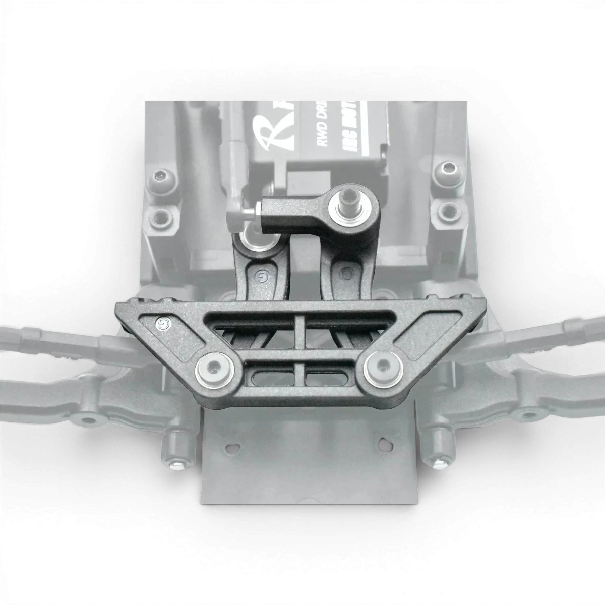 Direction RDX en graphite de Team Reve D, solide et légère, conçue pour le drift avec un design moderne.