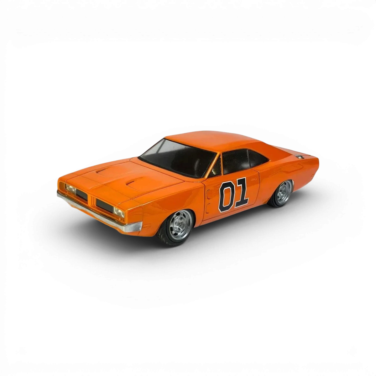 Carrosserie Dodge Charger 1969 pour RC, marque Aplastics RC, en plastique avec détails réalistes et finition précise.
