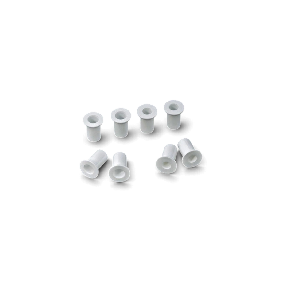 Huit bagues d'axes de suspension blanches DriftParadiZ pour châssis RC MST